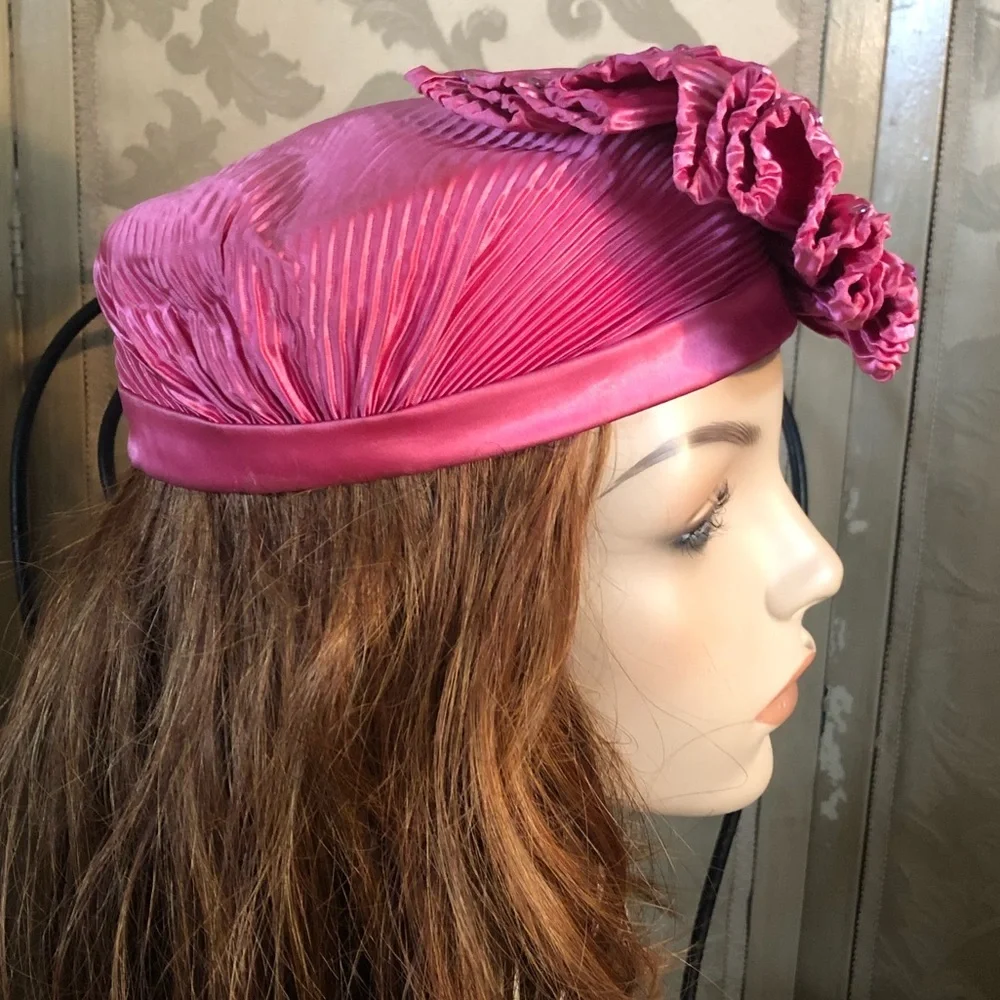 Vintage Hot Pink Hat - Picture 5 of 16